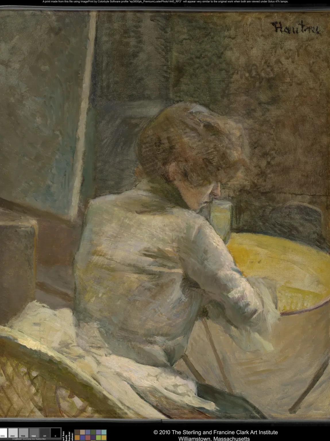Waiting, Henri de Toulouse-Lautrec
