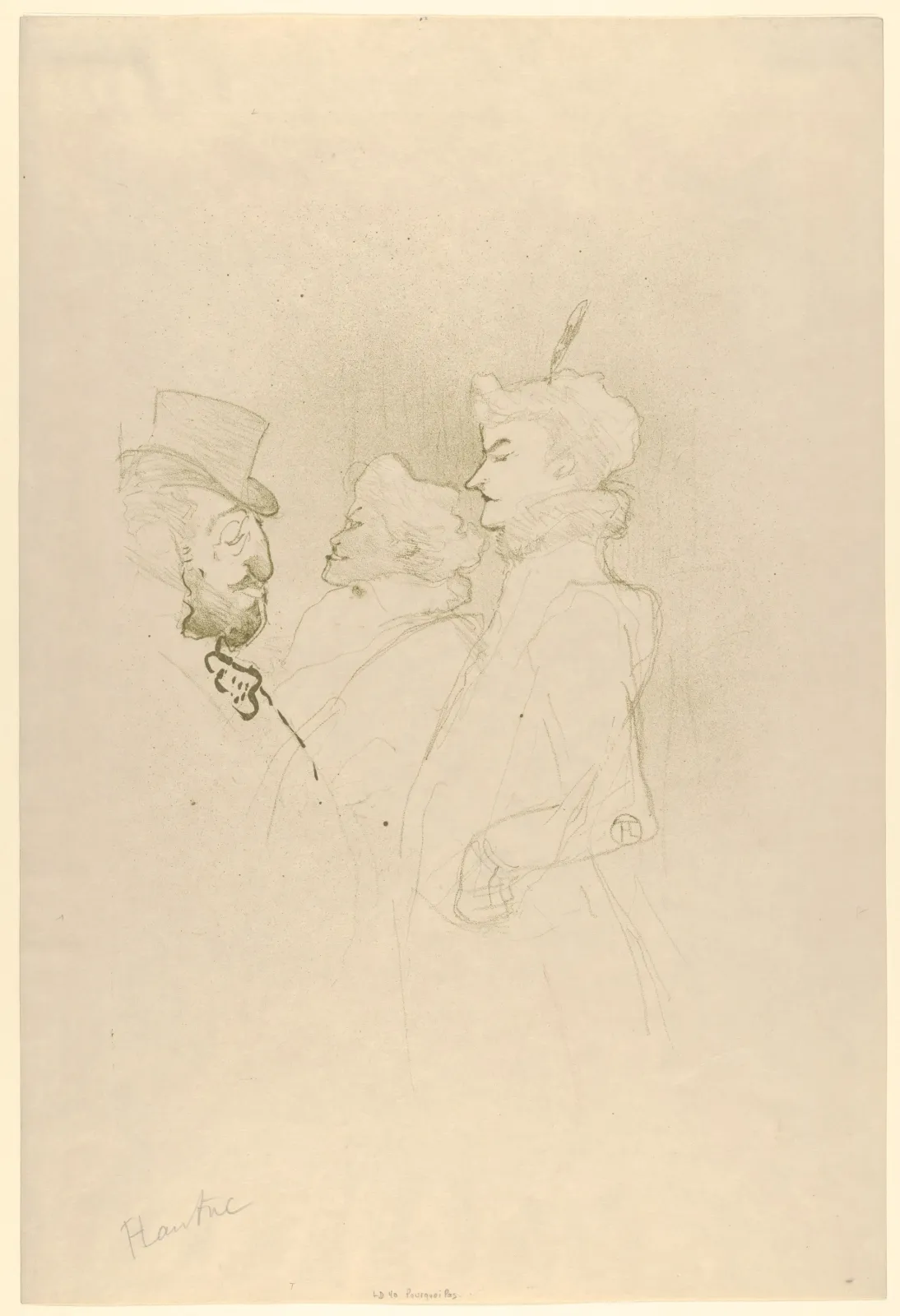 Why Not? . . . Once is Not to Make a Habit of It, Henri de Toulouse-Lautrec
