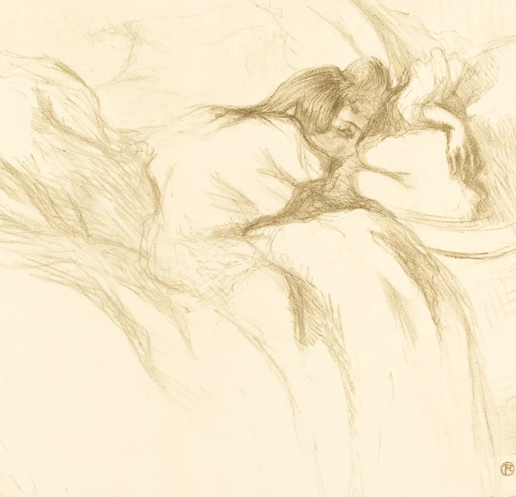 Woman Asleep (Femme couchée), Henri de Toulouse-Lautrec
