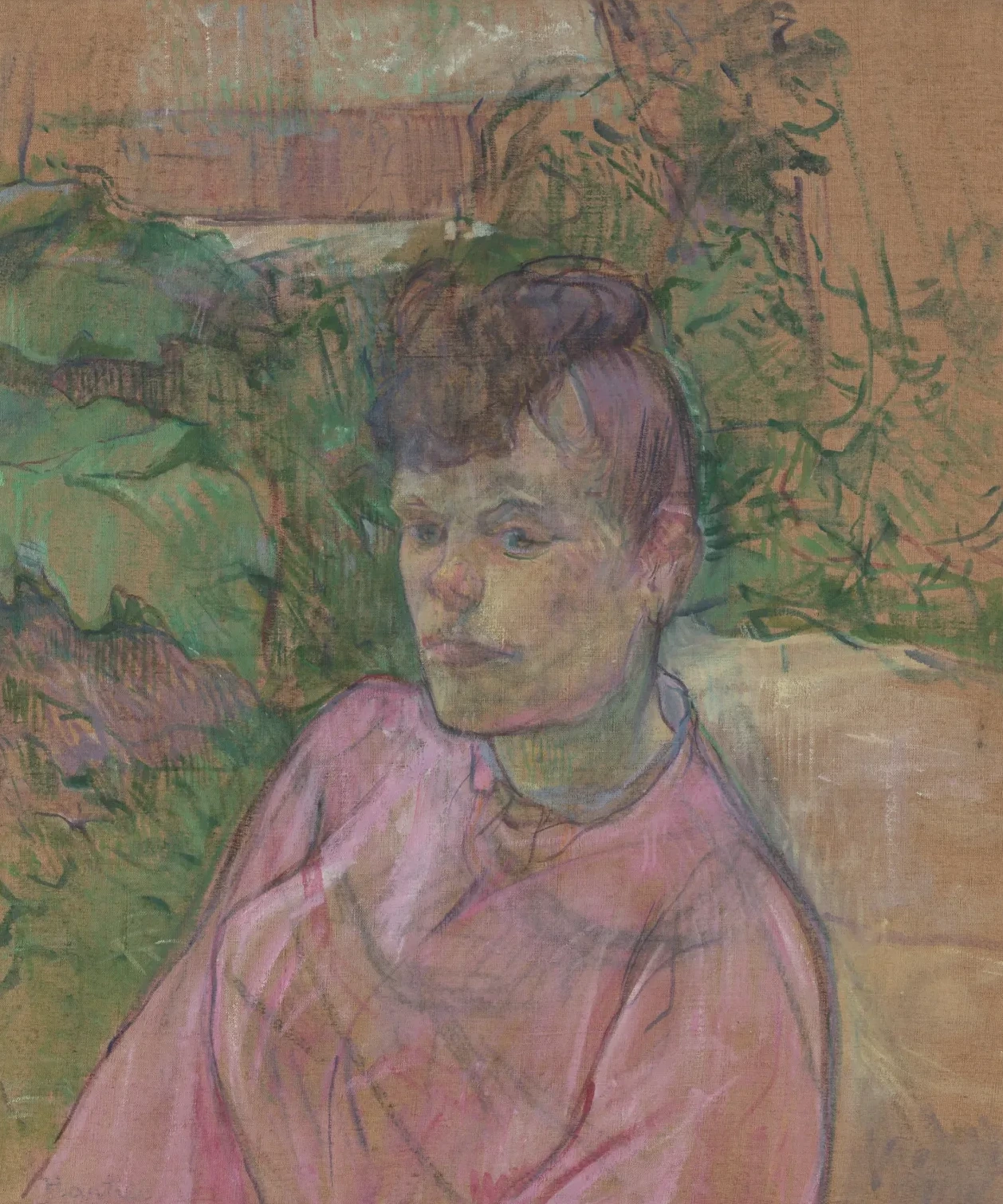 Woman in the Garden of Monsieur Forest, Henri de Toulouse-Lautrec