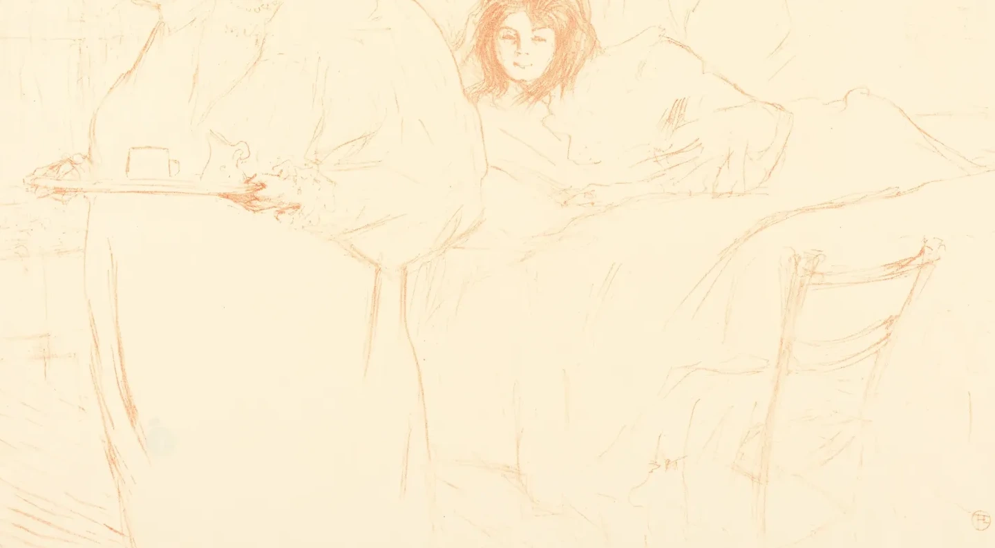 Woman with a Tray (Femme au plateau), Henri de Toulouse-Lautrec