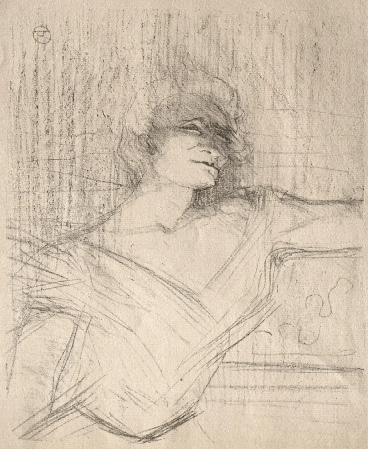 Yvette Guilbert: Dans la glu, Henri de Toulouse-Lautrec