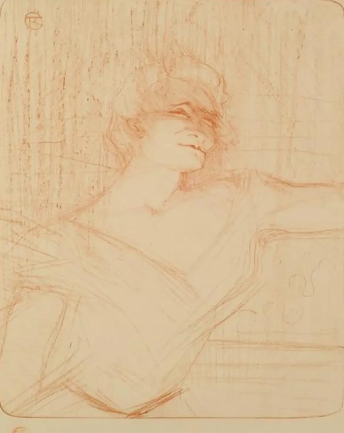 Yvette Guilbert - dans 'La Glu' - Henri de Toulouse-Lautrec, Henri de Toulouse-Lautrec