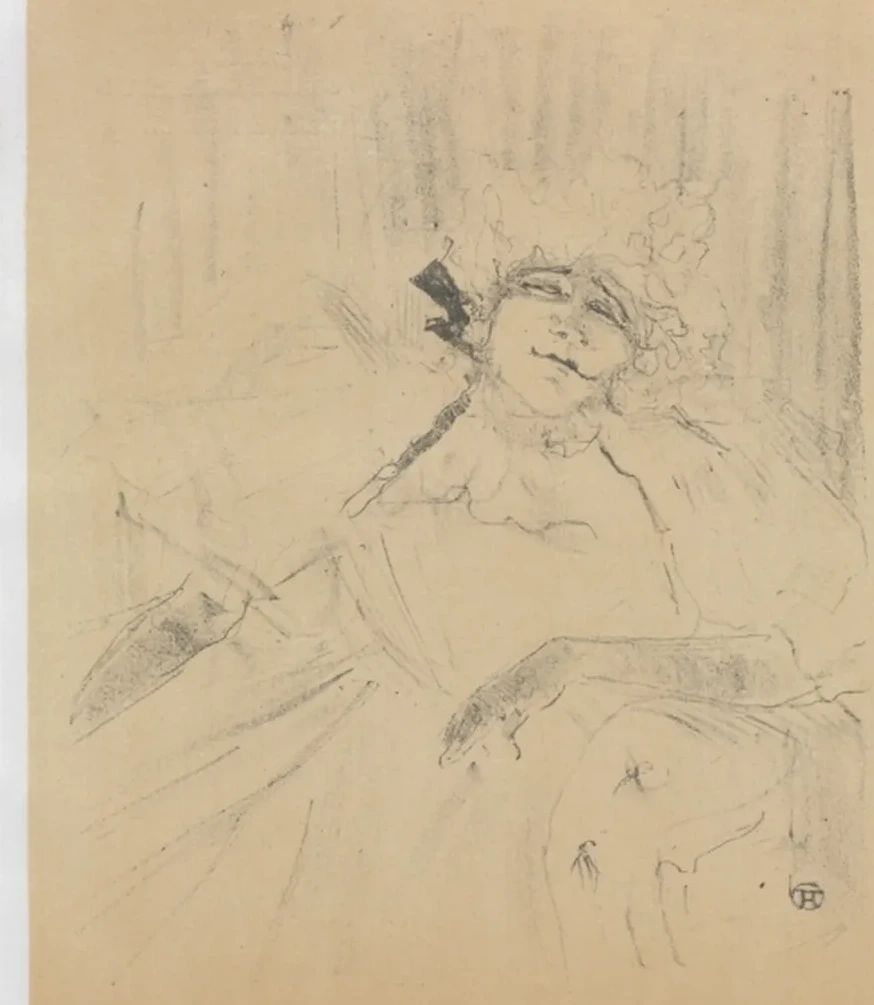 Yvette Guilbert-English Series: Chanson ancienne, Henri de Toulouse-Lautrec