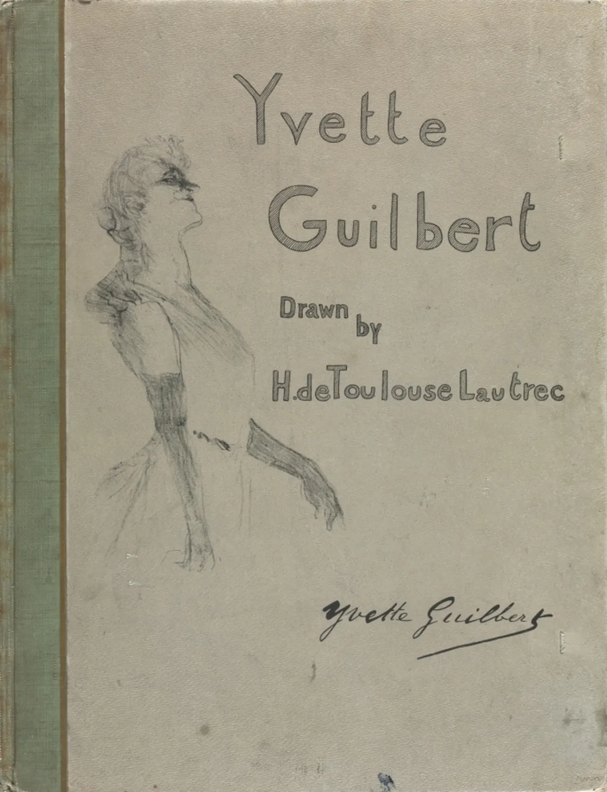 Yvette Guilbert-English Series: Cover, Henri de Toulouse-Lautrec