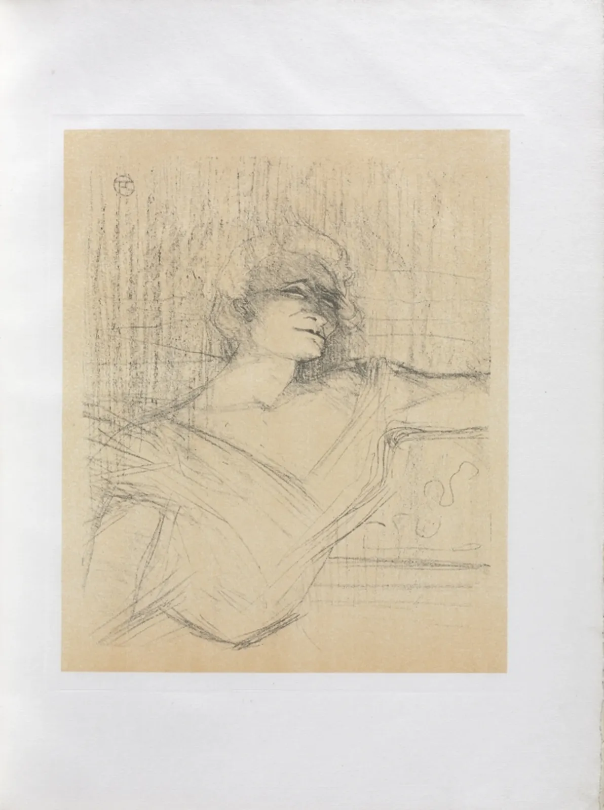 Yvette Guilbert-English Series: Dans la glu, Henri de Toulouse-Lautrec