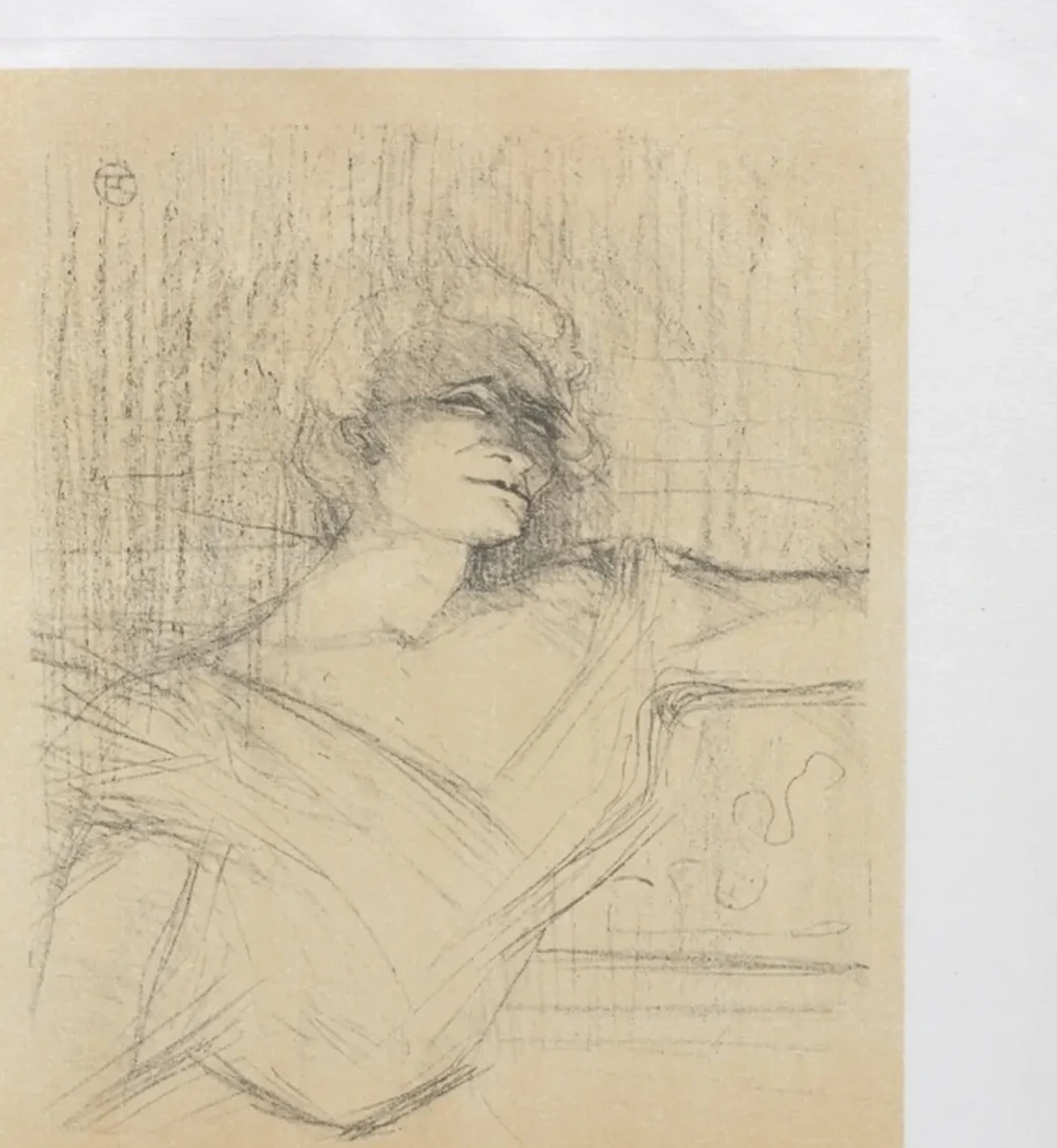 Yvette Guilbert-English Series: Dans la glu, Henri de Toulouse-Lautrec