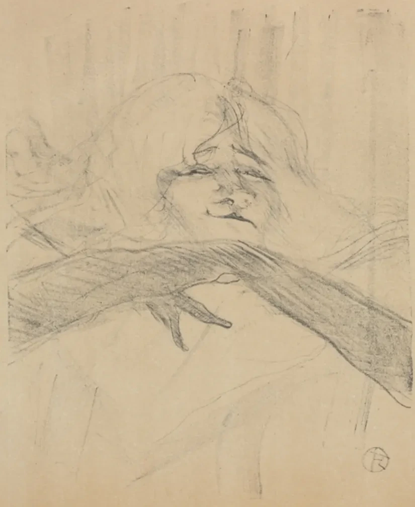 Yvette Guilbert-English Series: Linger Longer Loo, Henri de Toulouse-Lautrec
