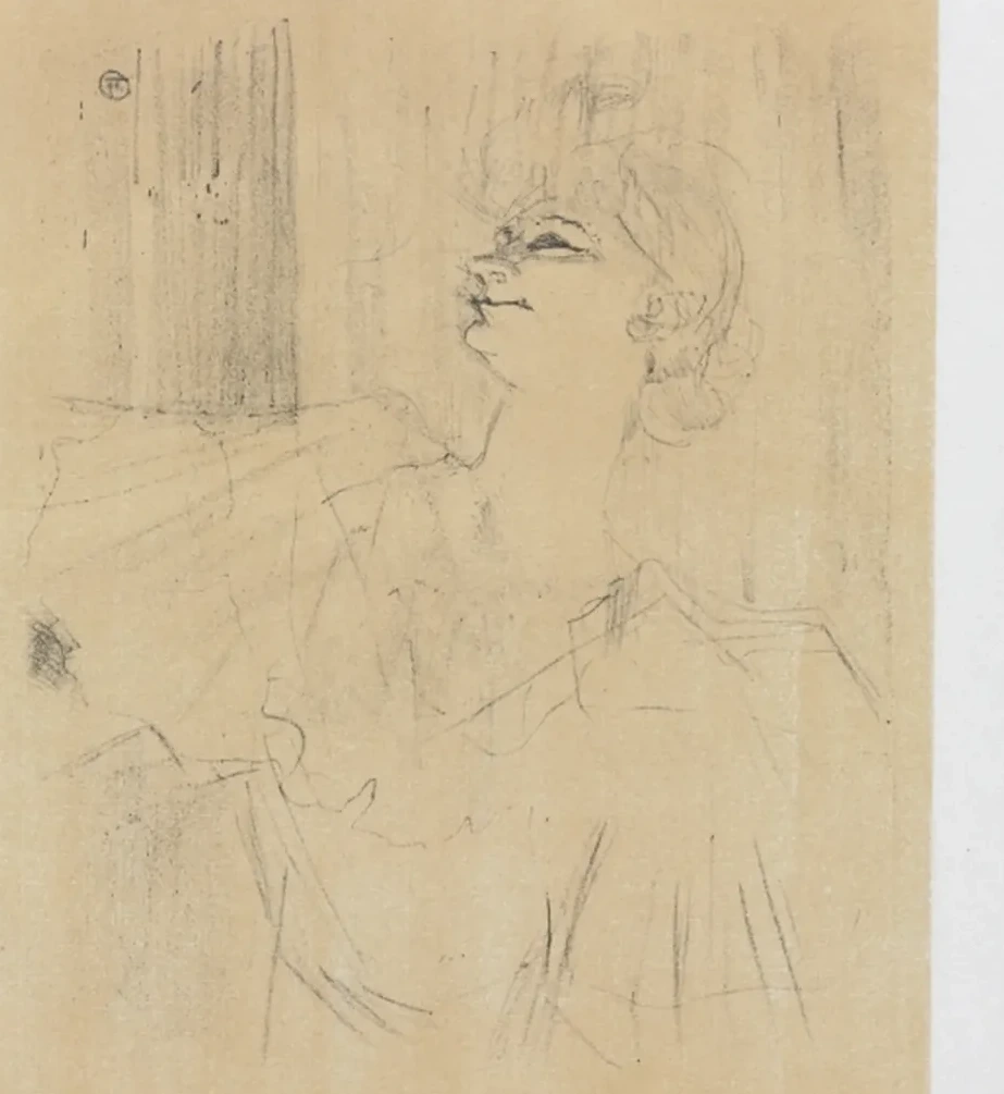 Yvette Guilbert-English Series: Menilmontant de Bruant, Henri de Toulouse-Lautrec