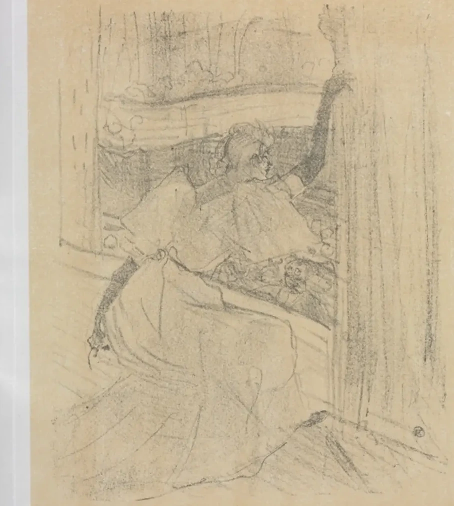 Yvette Guilbert-English Series: Saluant le public, Henri de Toulouse-Lautrec