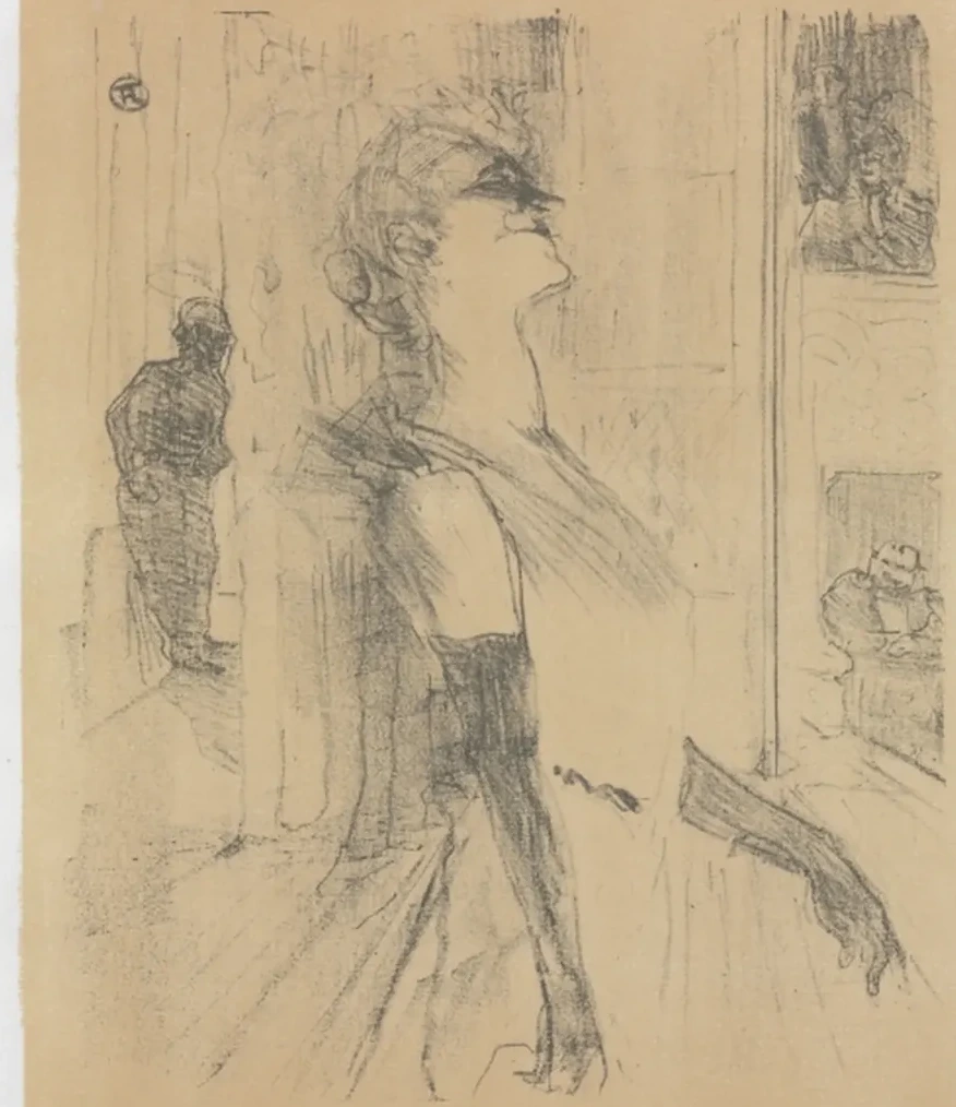 Yvette Guilbert-English Series: Sur la scene, Henri de Toulouse-Lautrec