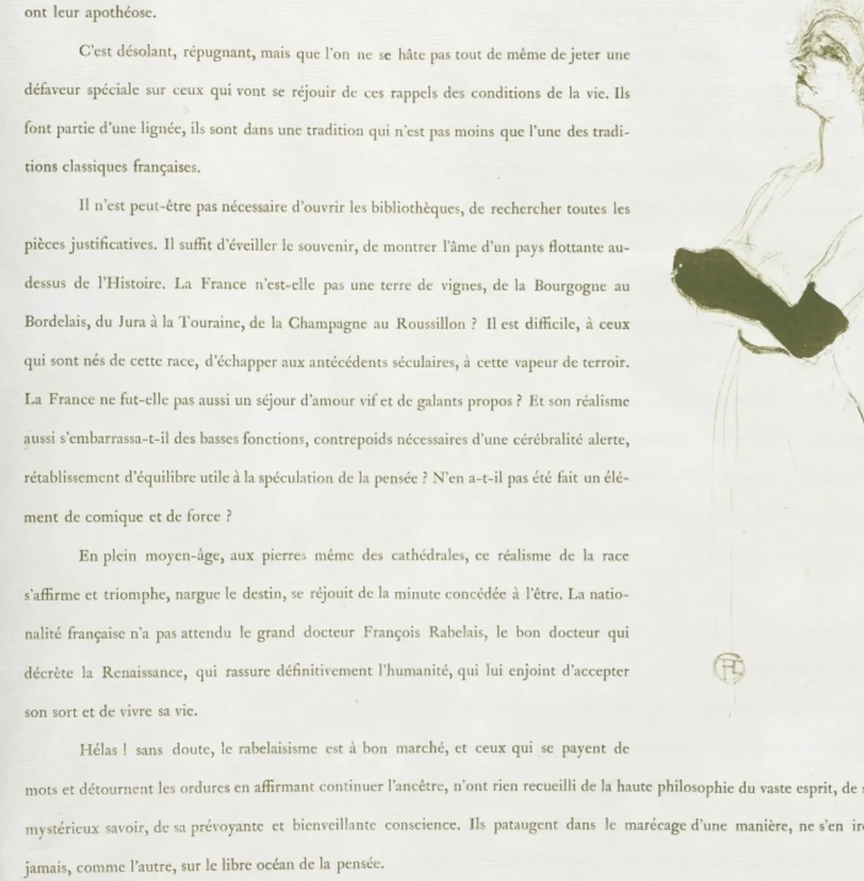 Yvette Guilbert-French Series: No. 10, Henri de Toulouse-Lautrec