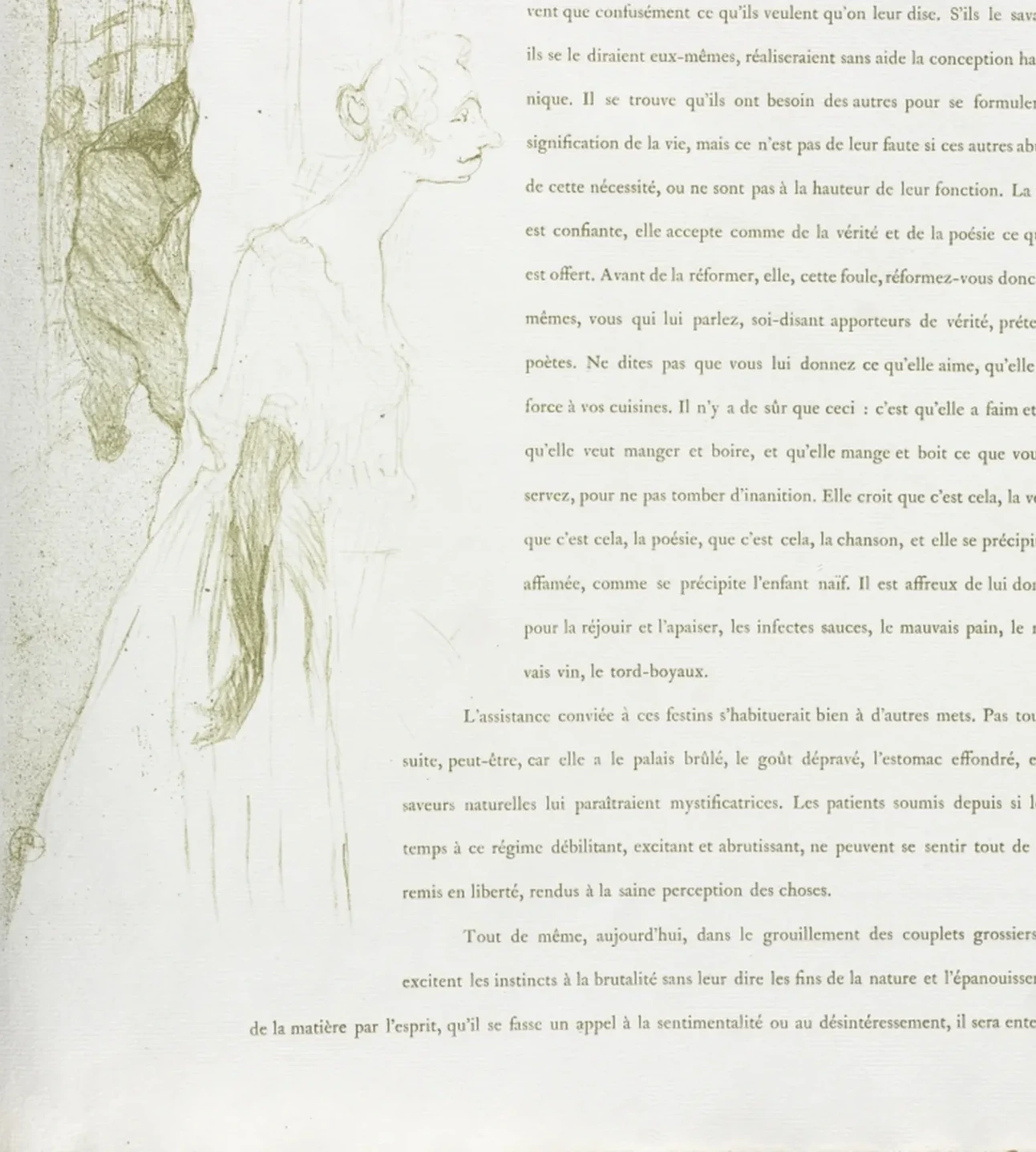 Yvette Guilbert-French Series: No. 11, Henri de Toulouse-Lautrec