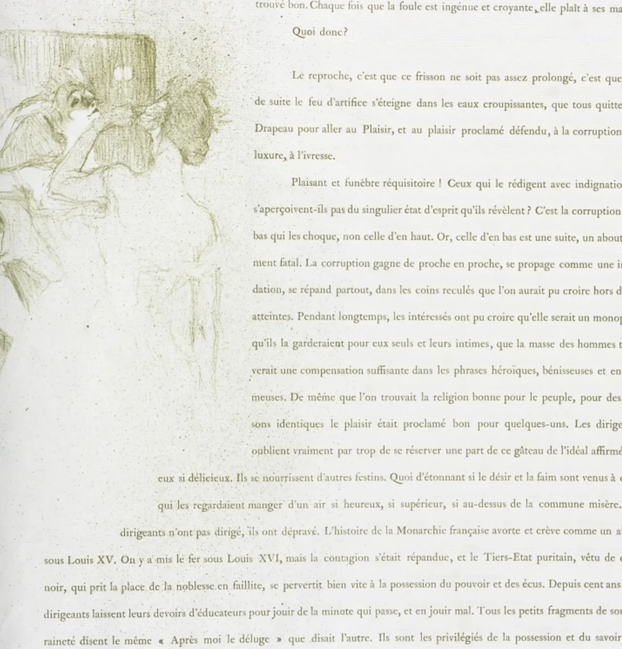 Yvette Guilbert-French Series: No. 13, Henri de Toulouse-Lautrec
