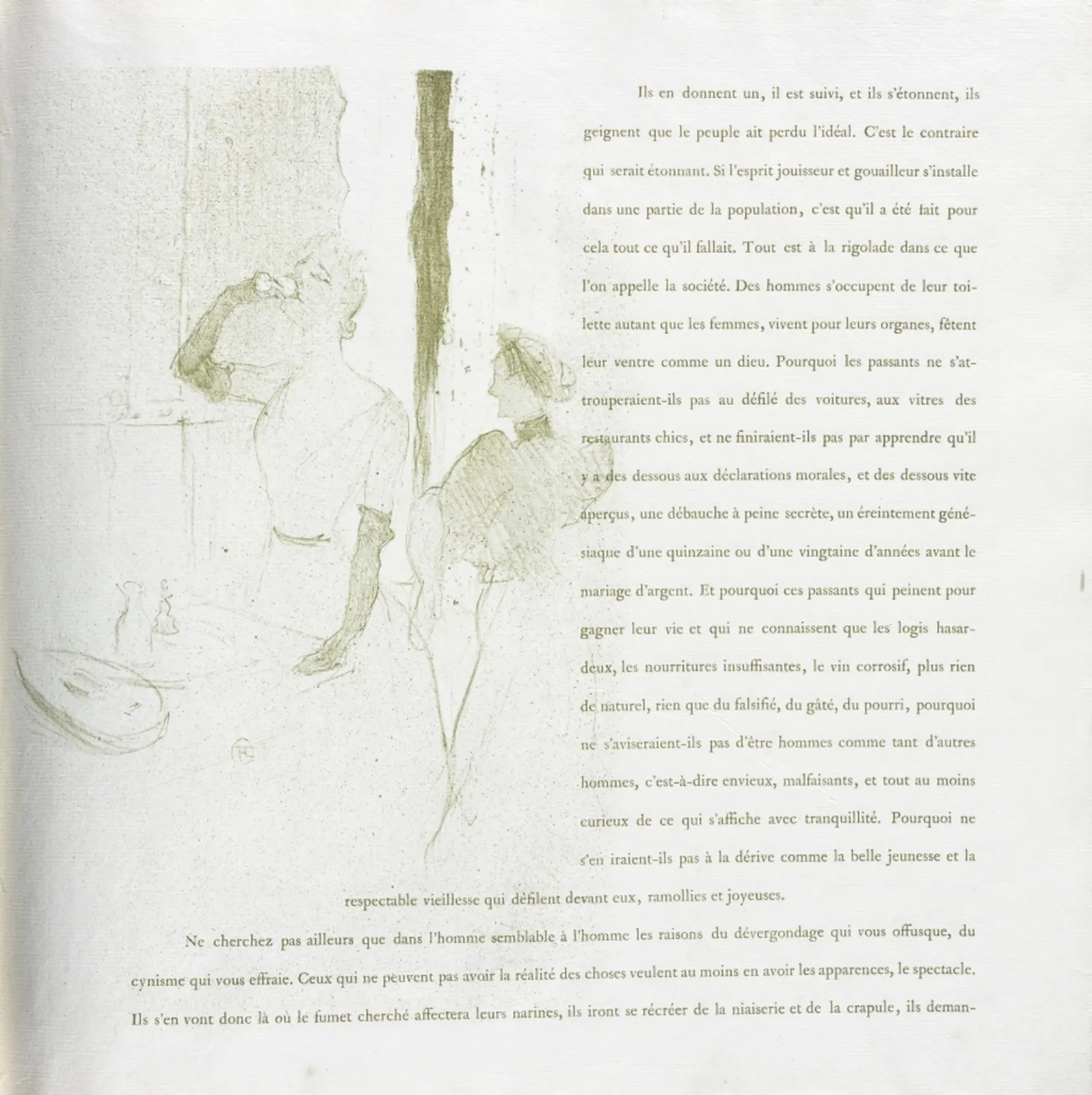 Yvette Guilbert-French Series: No. 14, Henri de Toulouse-Lautrec