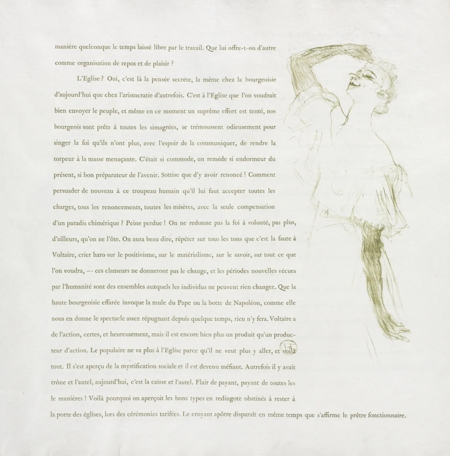Yvette Guilbert-French Series: No. 7, Henri de Toulouse-Lautrec