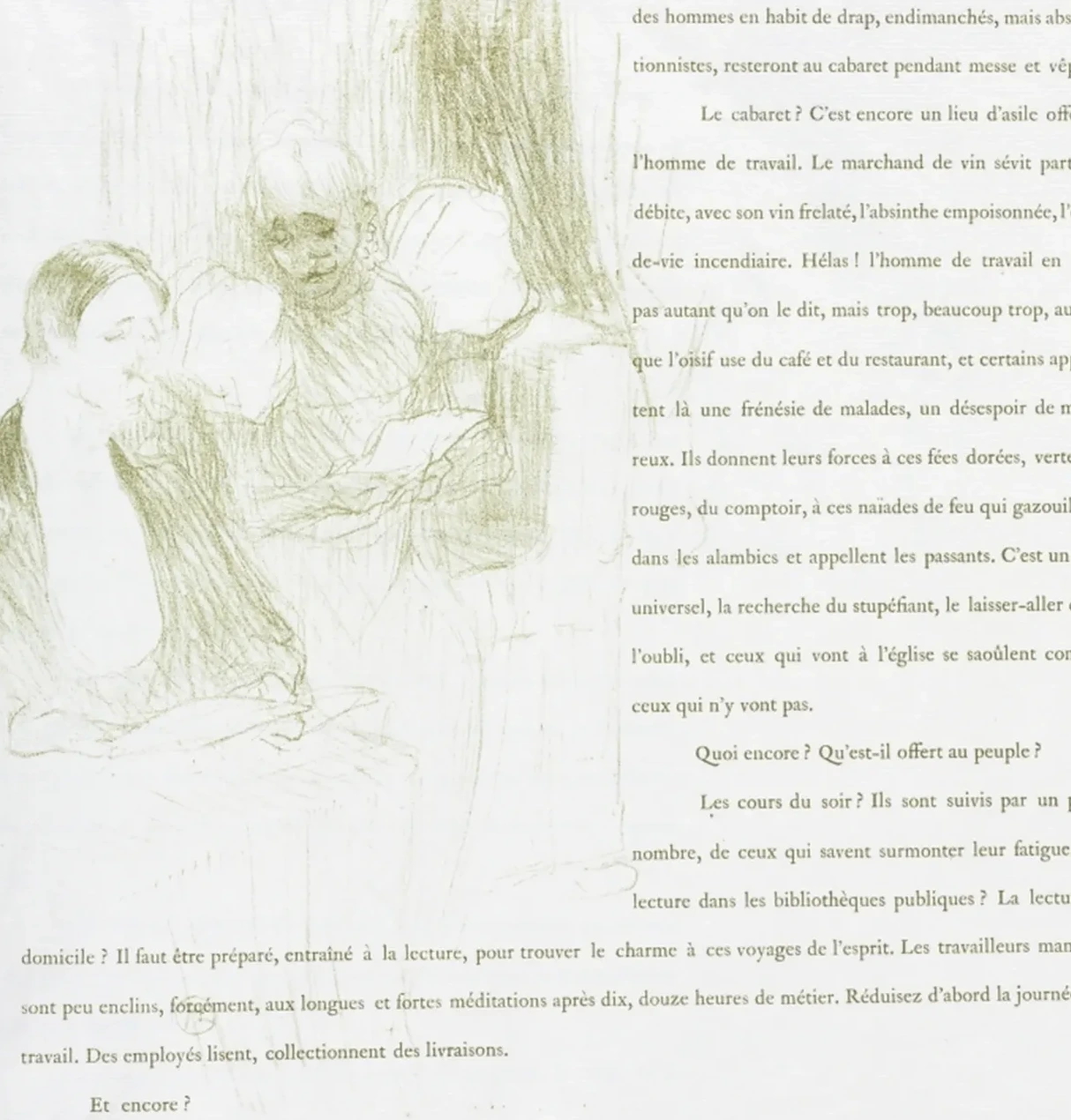 Yvette Guilbert-French Series: No. 8, Henri de Toulouse-Lautrec