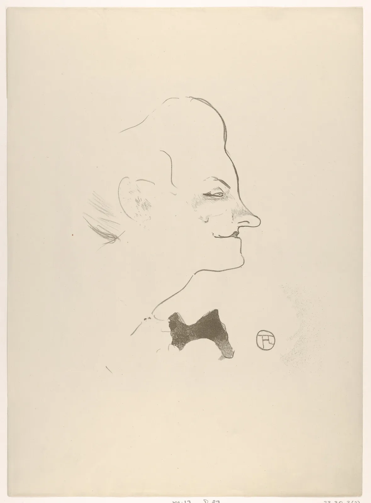 Yvette Guilbert (from Le Café Concert), Henri de Toulouse-Lautrec
