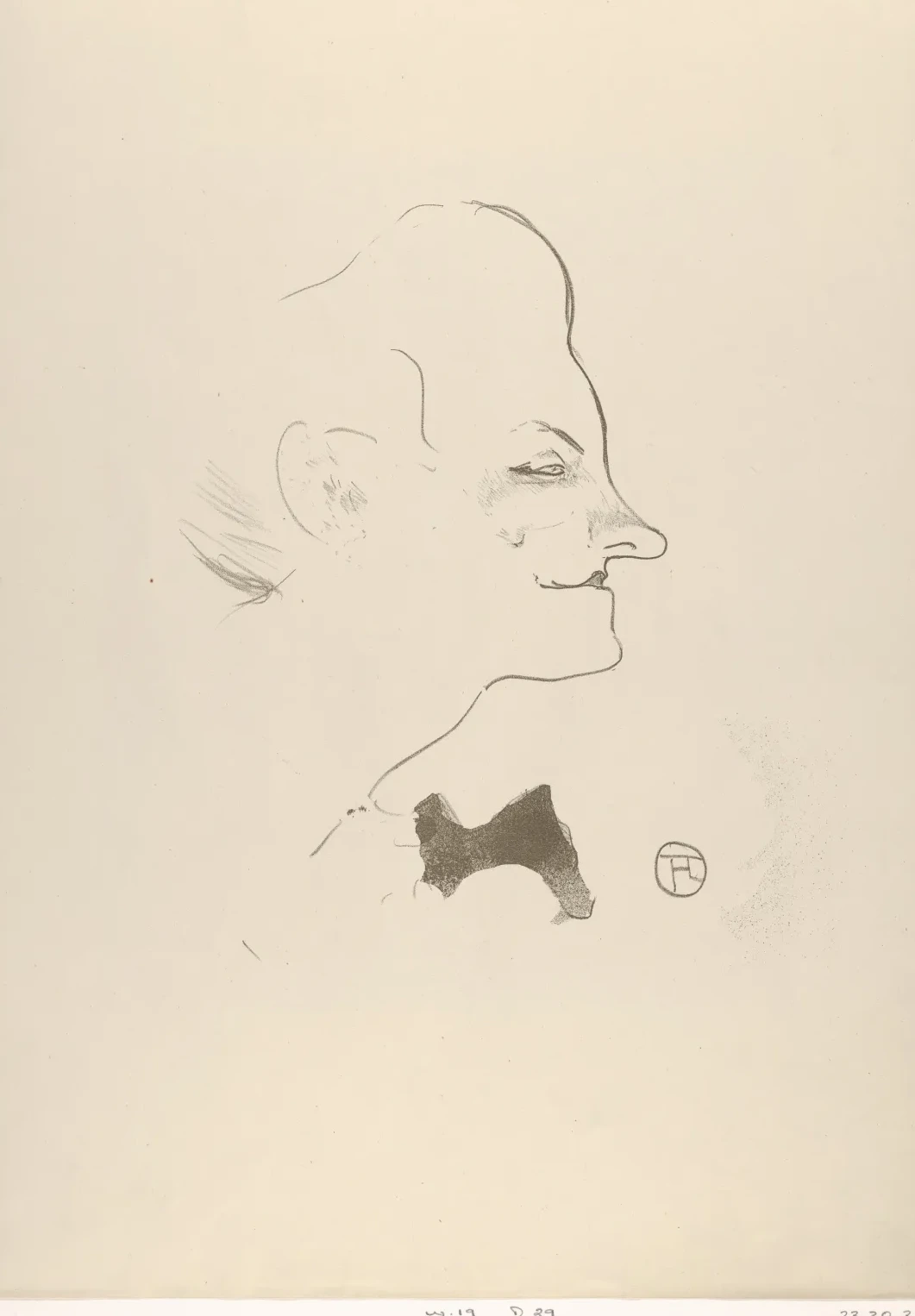 Yvette Guilbert (from Le Café Concert), Henri de Toulouse-Lautrec