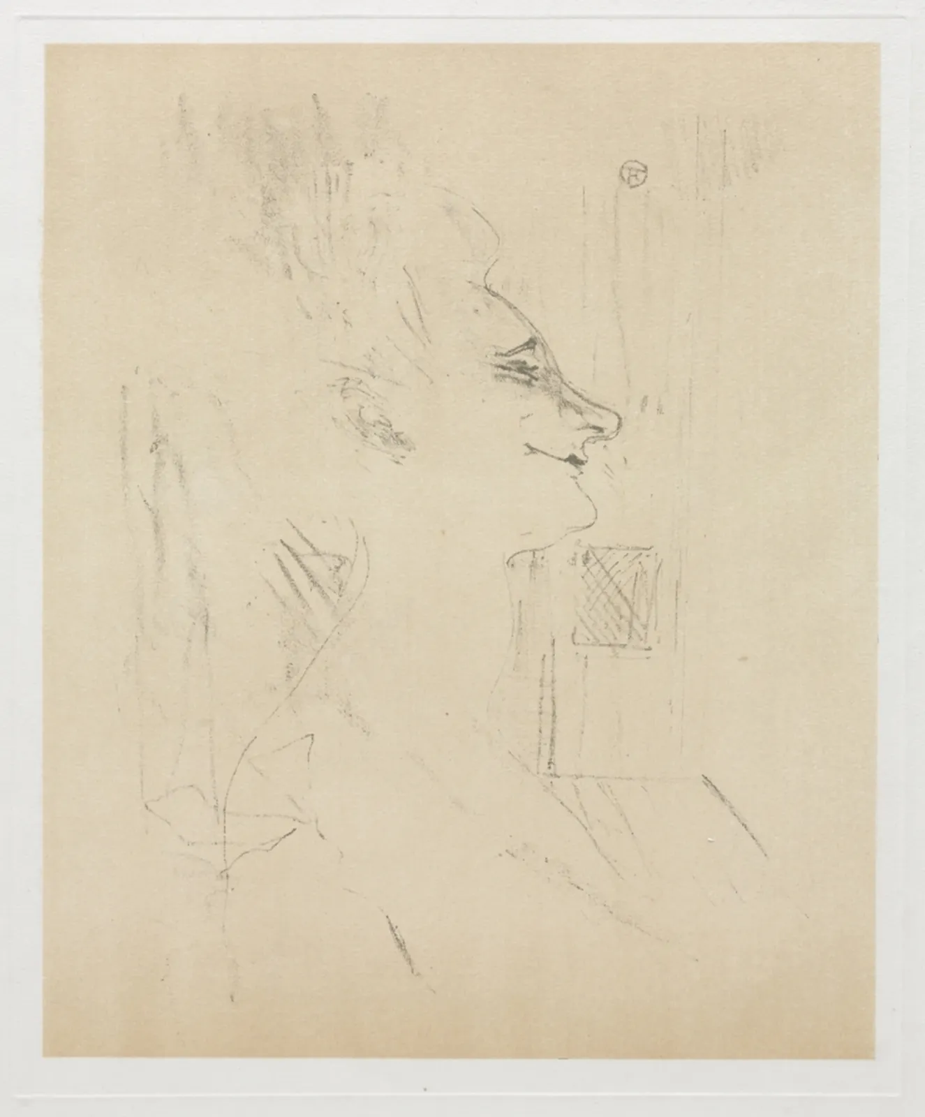 Yvette Guilbert Intoxicated, Henri de Toulouse-Lautrec