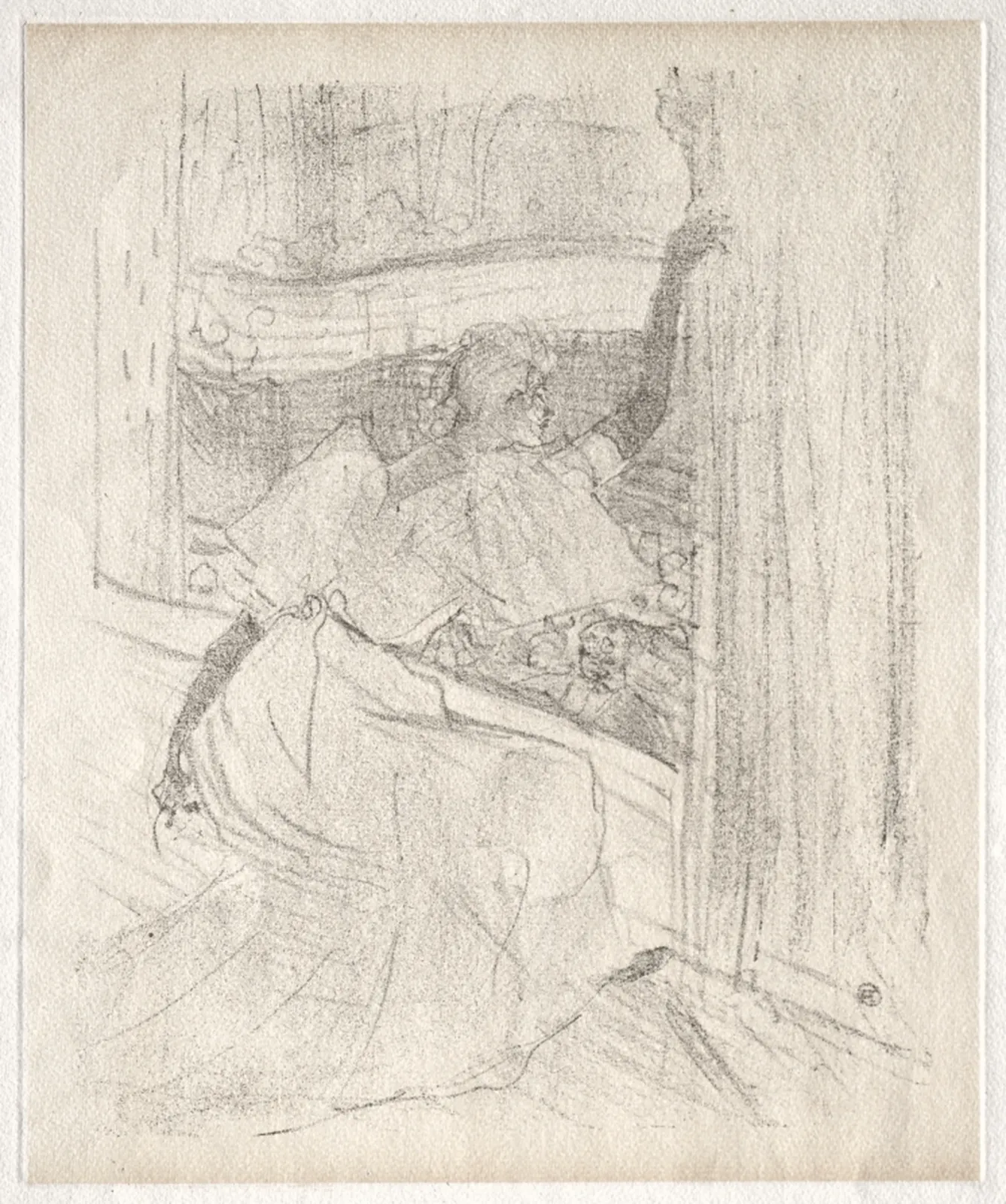 Yvette Guilbert: Saluant le public, Henri de Toulouse-Lautrec