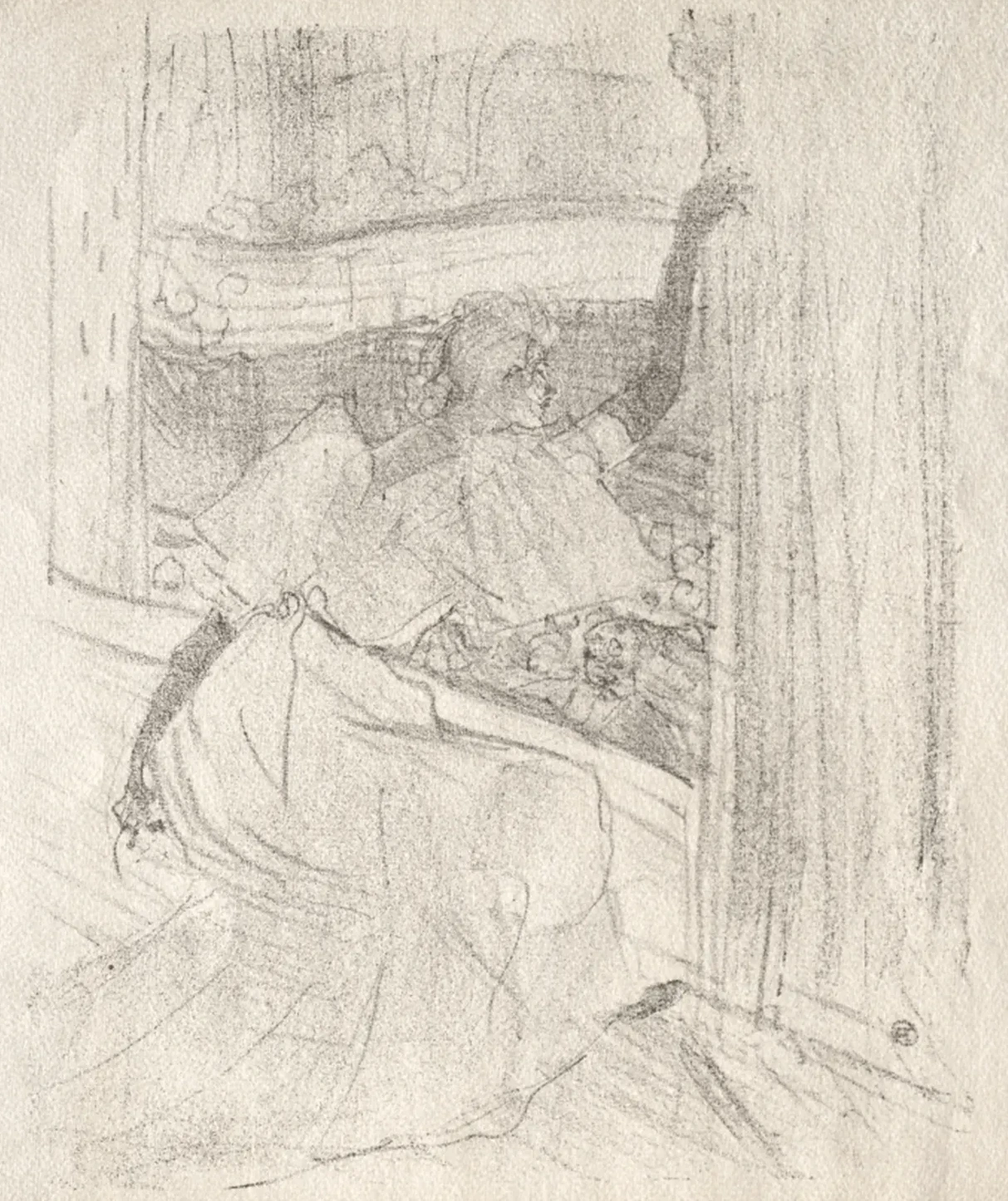 Yvette Guilbert: Saluant le public, Henri de Toulouse-Lautrec