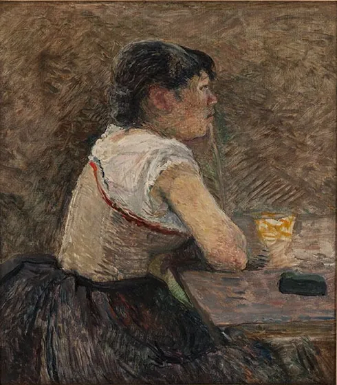 À Grenelle, buveuse d'absinthe