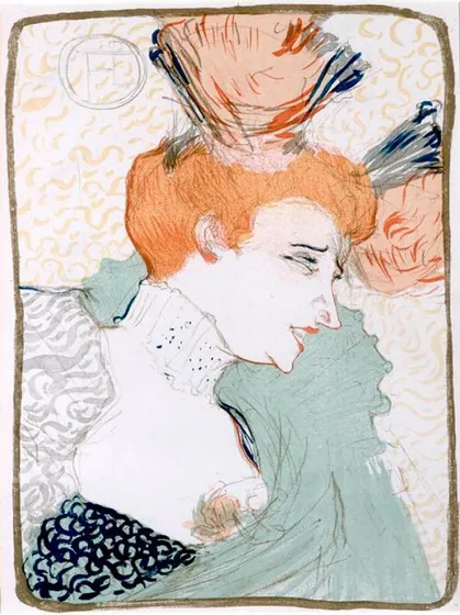Buste de Lender-Mlle Marcelle Lender by Henri Marie Raymond de Toulouse-Lautrec - Henri de Toulouse-Lautrec