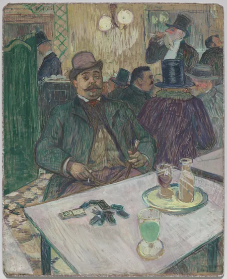 Monsieur Boileau at the Café