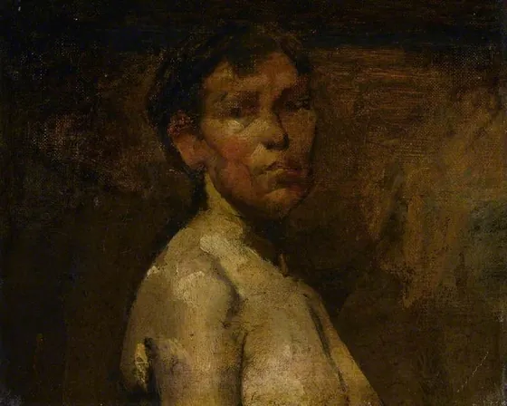 Study of a female nude