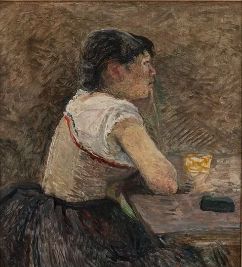 À Grenelle, buveuse d'absinthe