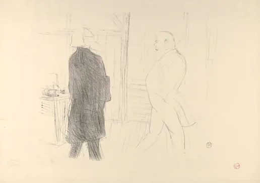 André Antoine and Fermin Gémier in "A Bankruptcy"