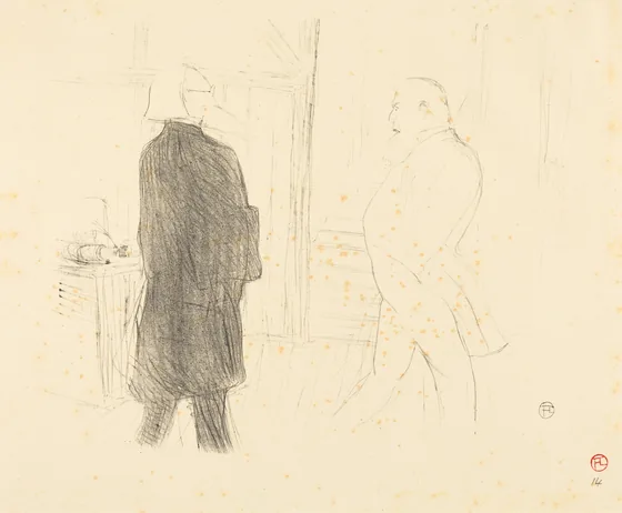 Antoine and Gémier in "Une Faillite"
