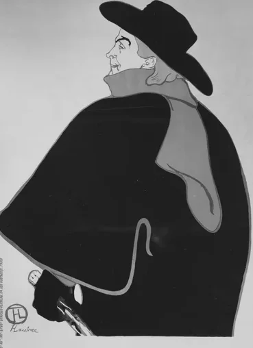 Aristide Bruant, dans son cabaret