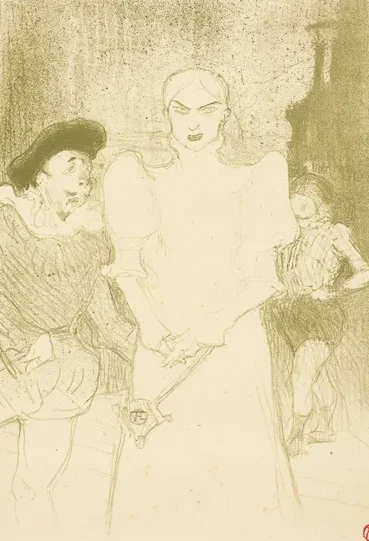 At the Opera: Mme. Caron in "Faust" (A l'opéra: Mme. Caron dans "Faust")