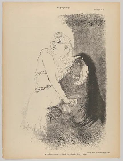 At the Théâtre de la Renaissance: Sarah Bernhardt in Phèdre