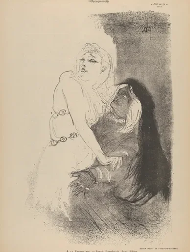 At the Théâtre de la Renaissance: Sarah Bernhardt in Phèdre