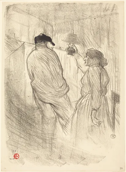 At the Theatre-Libre: Antoine in "L'inquiétude" (Au Théatre-Libre: Antoine dans "L'inquiétude")