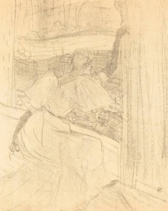 Saluant le public, Henri de Toulouse-Lautrec