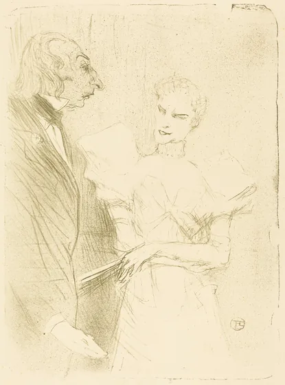 Brandes and Leloir in "Cabotins" (Brandès et Leloir dans "Cabotins")