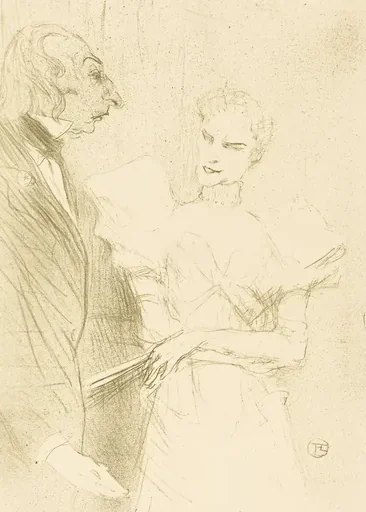 Brandes and Leloir in "Cabotins" (Brandès et Leloir dans "Cabotins")
