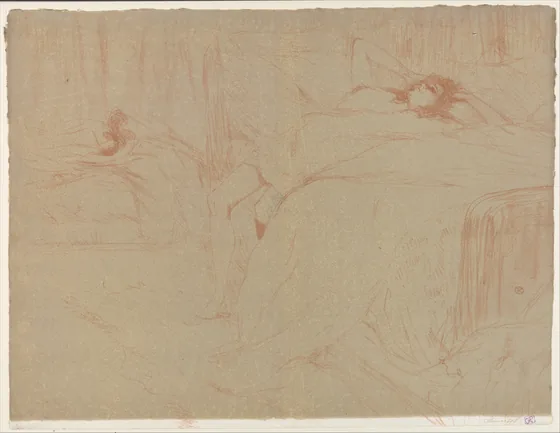 Collapsed on the Bed, from "Elles"