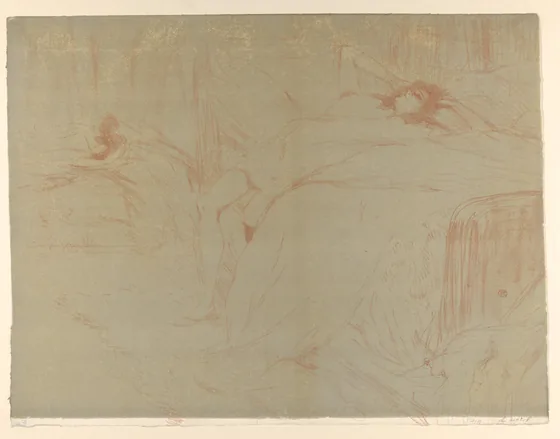 Collapsed on the Bed, from "Elles"