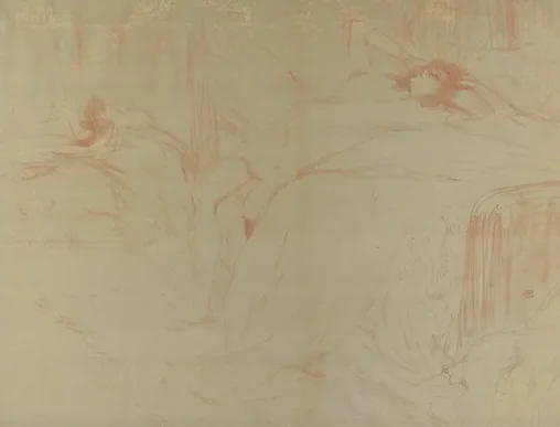 Collapsed on the Bed, from "Elles"