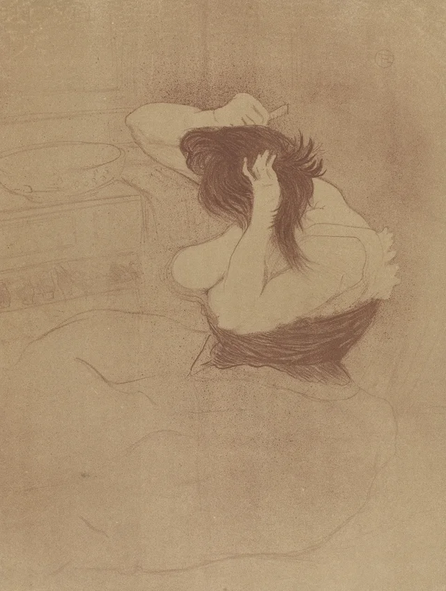 Combing Their Hair, Henri de Toulouse-Lautrec