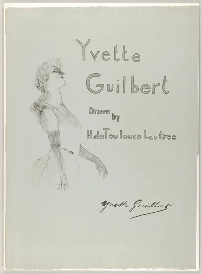 Cover - Yvette Guilbert