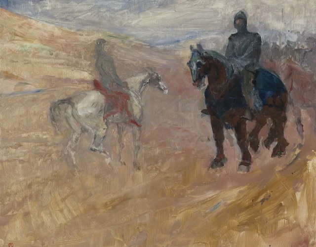 DOS CABALLEROS EN ARMADURA