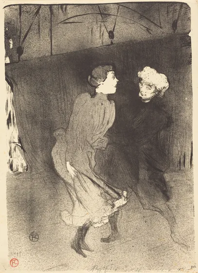 Dress Rehearsal at the Folies-Bergere (Répétition générale aux Folies-Bergère)