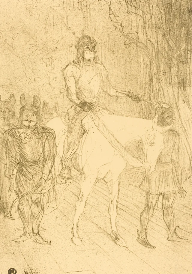 Entrada de Brasseur em «Chilpéric»