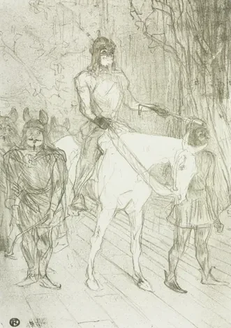 Entrée de Brasseur, dans Chilpéric